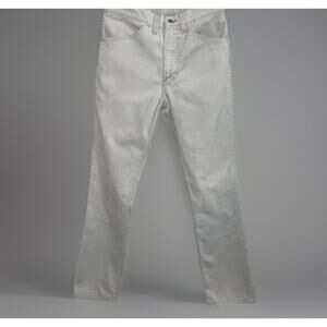 VTG Levi’s Gray Corduroy Pants White Tab High Rise Straight Leg 29x30 Women’s